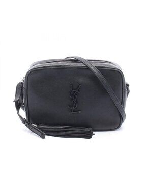 Saint Laurent Paris Shoulder Bag Lou Monogram Black Leather